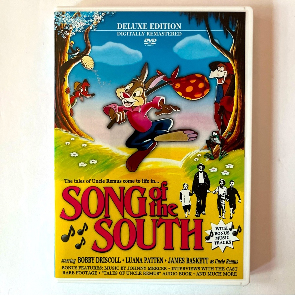 Song of the South DVD 1946 Banned Disney Br’er Rabbit, Splash Mountain